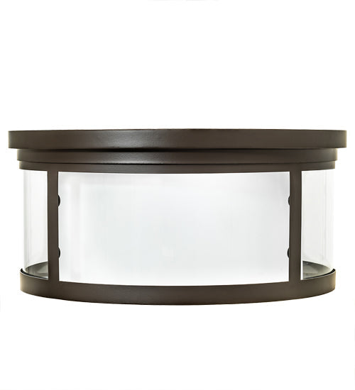 Meyda 19" Wide Cilindro Campbell Flushmount- 193750