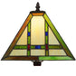 Meyda 10" Square Prairie Wheat Shade '19426