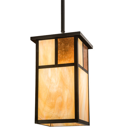 Meyda 12" Square Hyde Park "T" Mission Pendant 194832