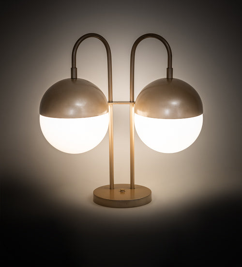 Meyda 19" Wide Bola Deux Table Lamp 194888