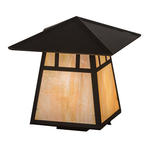 Meyda 12" Square Stillwater Double Bar Mission Deck Light 195178