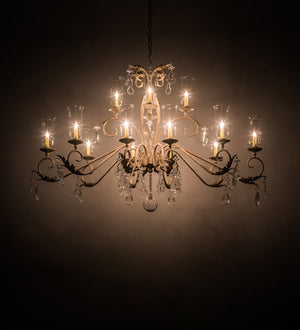 Meyda 62" Long Windsor 14 Light Oblong Chandelier- 195401