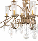 Meyda 62" Long Windsor 14 Light Oblong Chandelier- 195401