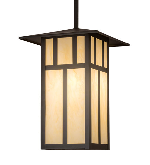 Meyda 17" Square Seneca Double Bar Mission Pendant 195559