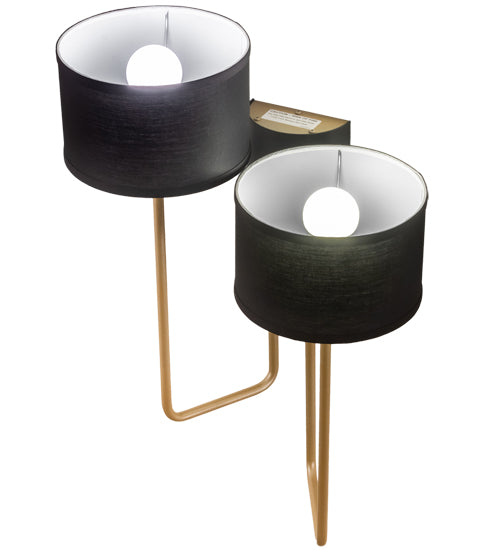 Meyda 17" Wide Cilindro Duet Wall Sconce- 195611