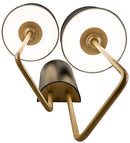 Meyda 17" Wide Cilindro Duet Wall Sconce- 195611