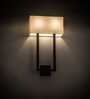 Meyda 16" Wide Quadrato Langedon Wall Sconce 195759