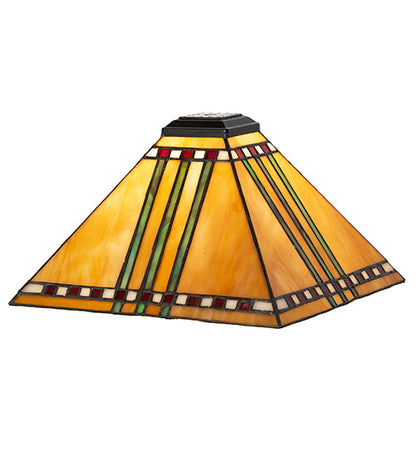 Meyda 10" Square Prairie Corn Shade '19704