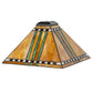 Meyda 10" Square Prairie Corn Shade '19704