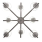 Meyda 43" Wide Porte Tournante 8 Light Chandelier- 197107