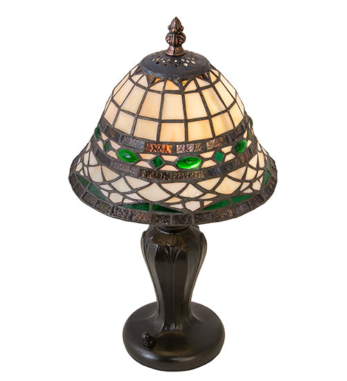 Meyda 15" High Tiffany Roman Mini Lamp - 198767