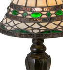 Meyda 15" High Tiffany Roman Mini Lamp - 198767