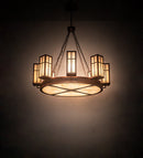 Meyda 54" Wide Silverton Chandelier 198973