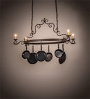 Meyda 54" Long Elara 4 Light Pot Rack 199192