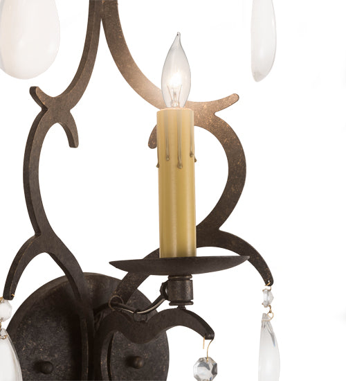 Meyda 10" Wide Alicia Wall Sconce- 199203