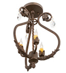 Meyda 12" Wide Antonia 3 Light Chandelier- 199249