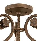 Meyda 12" Wide Antonia 3 Light Chandelier- 199249