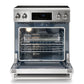 Thor Kitchen 4-Piece Appliance Package - 30-Inch Electric Range with Tilt Panel, French Door Refrigerator, Wall Mount Hood, and Dishwasher in Stainless Steel