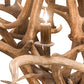 Meyda 59" Wide Antlers Elk 8 Light Chandelier- 200435