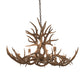 Meyda 45" Long Antlers Mule Deer 10 Light Chandelier- 200459