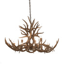 Meyda 45" Long Antlers Mule Deer 10 Light Chandelier- 200459
