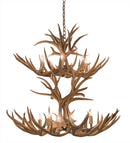 Meyda 42" Wide Antlers Mule Deer 12 Light Chandelier- 200463