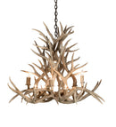 Meyda 38" Wide Antlers Mule Deer 8 Light Chandelier- 200465