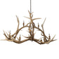 Meyda 66.5" Long Antlers Elk 10 Light Oblong Chandelier- 200467