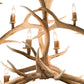 Meyda 66.5" Long Antlers Elk 10 Light Oblong Chandelier- 200467