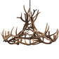 Meyda 56" Wide Antlers Elk 12 LT Chandelier- 200468