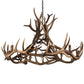 Meyda 56" Wide Antlers Elk 12 LT Chandelier- 200468