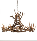 Meyda 56" Wide Antlers Elk 12 LT Chandelier- 200468