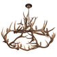 Meyda 56" Wide Antlers Elk 12 LT Chandelier- 200468