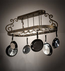Meyda 48" Long Neo 4 Light Pot Rack 202031