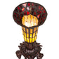Meyda 8" High Stained Glass Pond Lily Victorian Accent Lamp - 20232