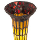 Meyda 8" High Stained Glass Pond Lily Victorian Accent Lamp - 20232