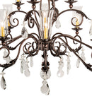 Meyda 62" Long Windsor 14 Light Oblong Chandelier- 203867