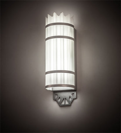 Meyda 6" Wide Lagoon Deco Wall Sconce- 204267