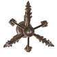 Meyda 12" Wide Antonia 3 Light Chandelier- 204679
