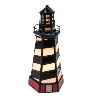 Meyda 10"H The Lighthouse on Cape Hatteras Accent Lamp '20539