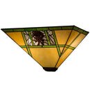 Meyda 14"W Pinecone Ridge Wall Sconce '20635