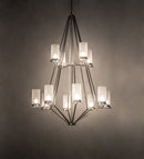 Meyda 60" Wide Galen 12 Light Two Tier Chandelier '211141