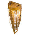 Meyda 6" Wide Chrisanne Crystal Wall Sconce- 211949