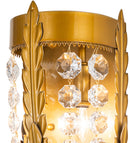 Meyda 6" Wide Chrisanne Crystal Wall Sconce- 211949