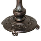 Meyda 20" High Mahogany Bronze Bridge Arm Table Base '21195