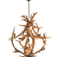 Meyda 55" Wide Antlers Elk & Fallow Deer 10 Light Chandelier- 212275