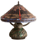 Meyda 17" High Tiffany Dragonfly Table Lamp- 212524