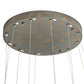 Meyda 48" Wide Anillo 4 Ring Cascading Pendant- 212728