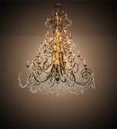 Meyda 78" Wide Serratina 32 Light Chandelier- 213272