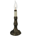 Meyda 10"H Fabric & Fringe Roses Mini Lamp '131721